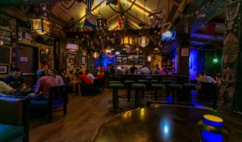 Interior view of Trader Sam's facing the bar